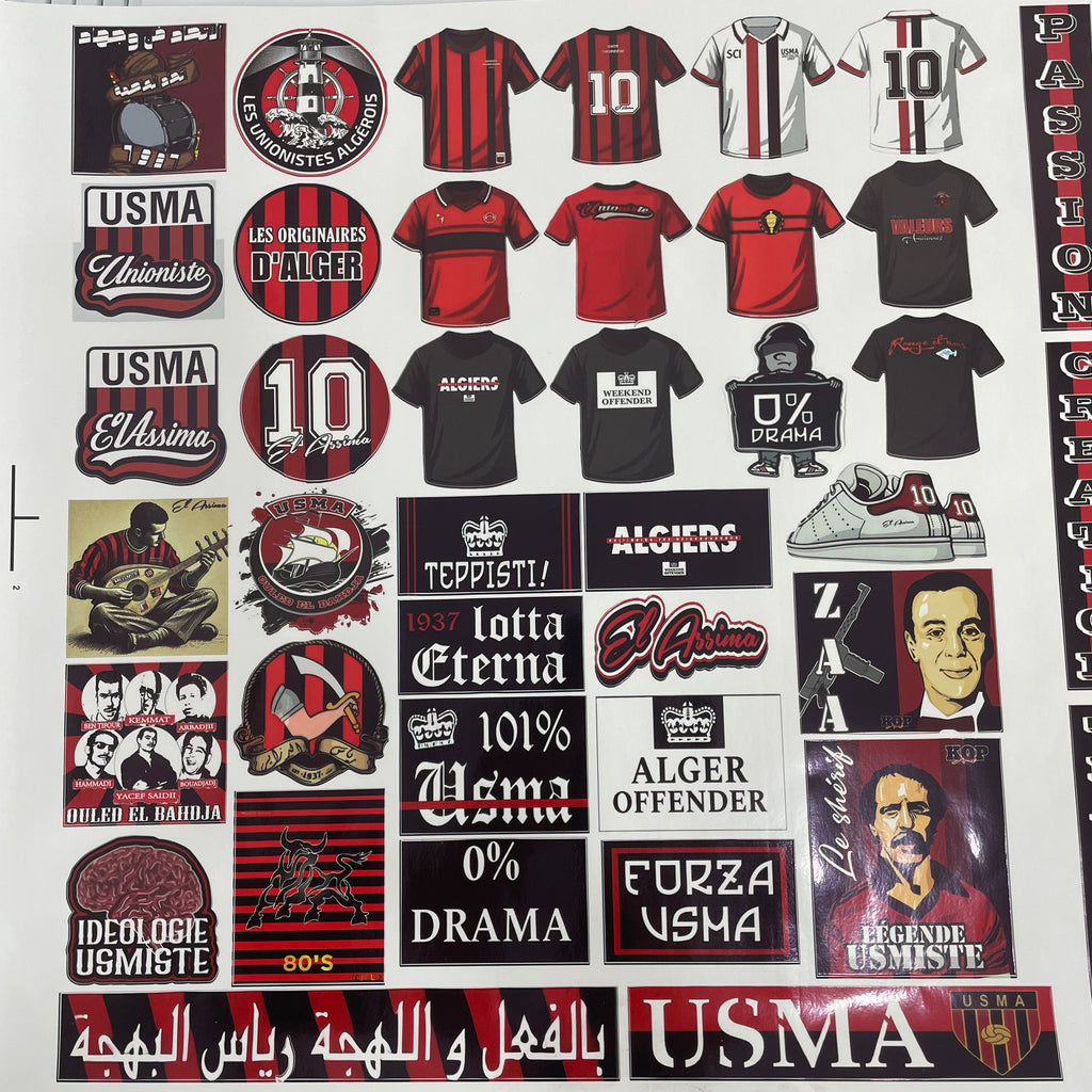 Rolo USMA – 75 Stickers 🖤❤️
