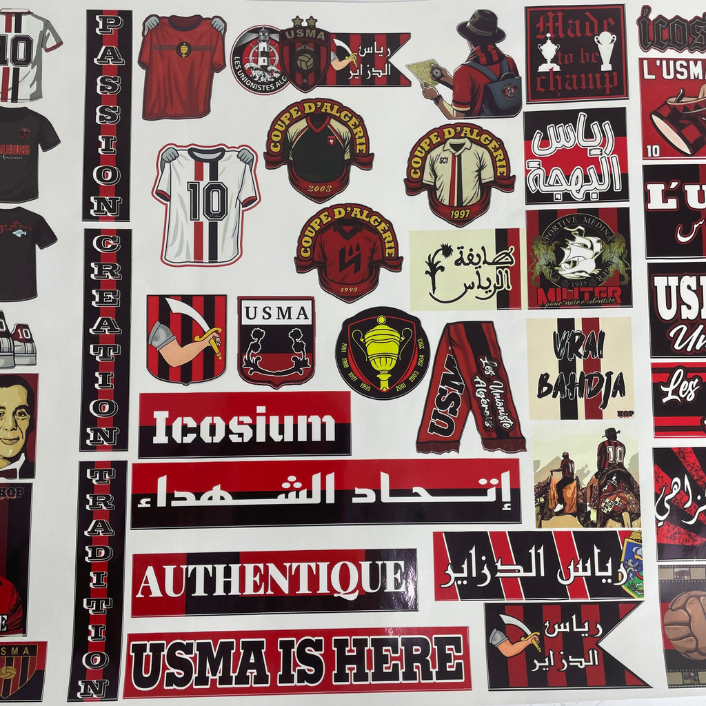 Rolo USMA – 75 Stickers 🖤❤️