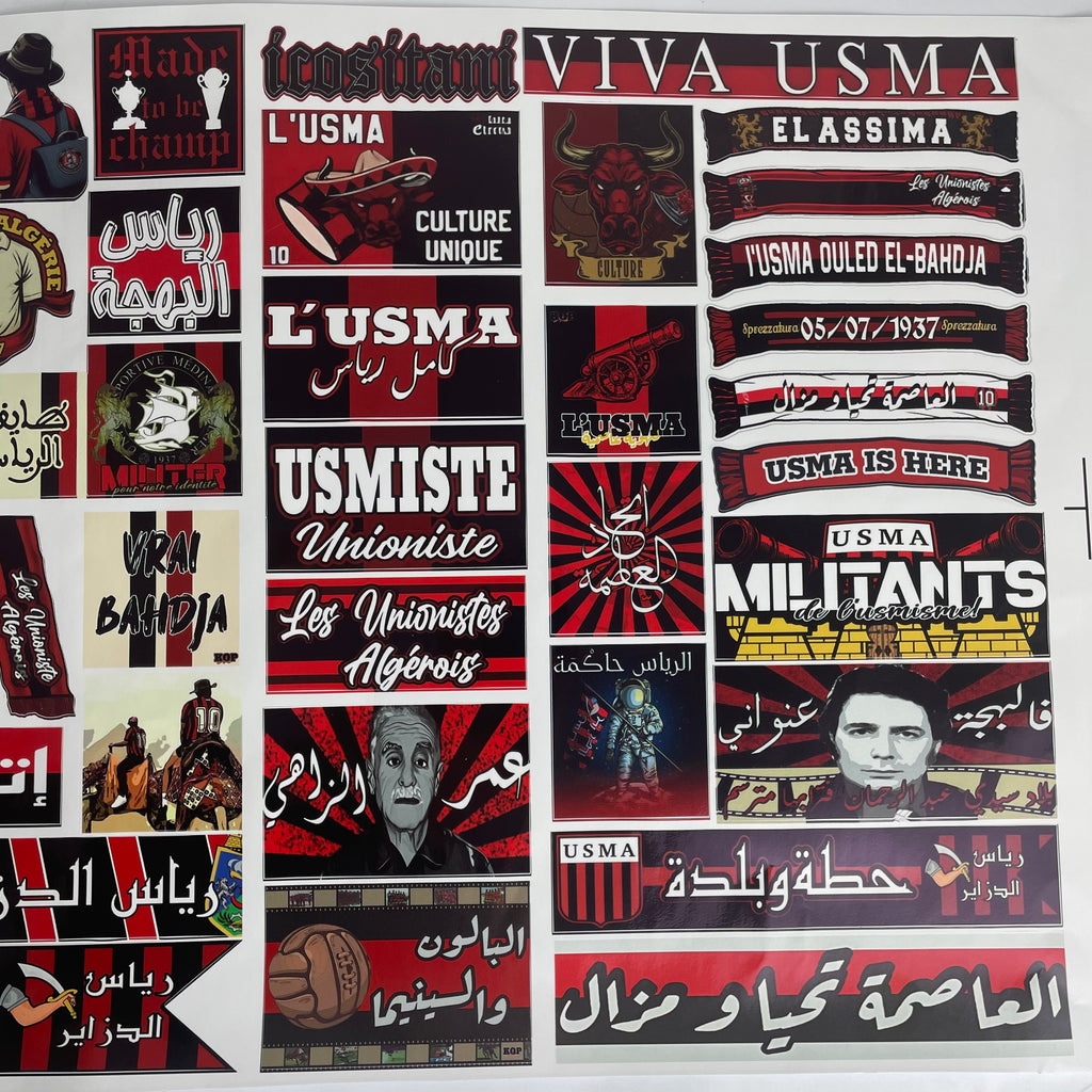 Rolo USMA – 75 Stickers 🖤❤️
