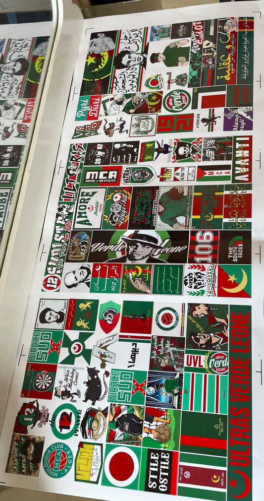 PACK MCA- 81  Stickers + roll 100M