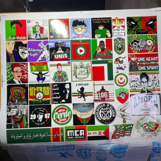 PACK MCA-40 Stickers+poster